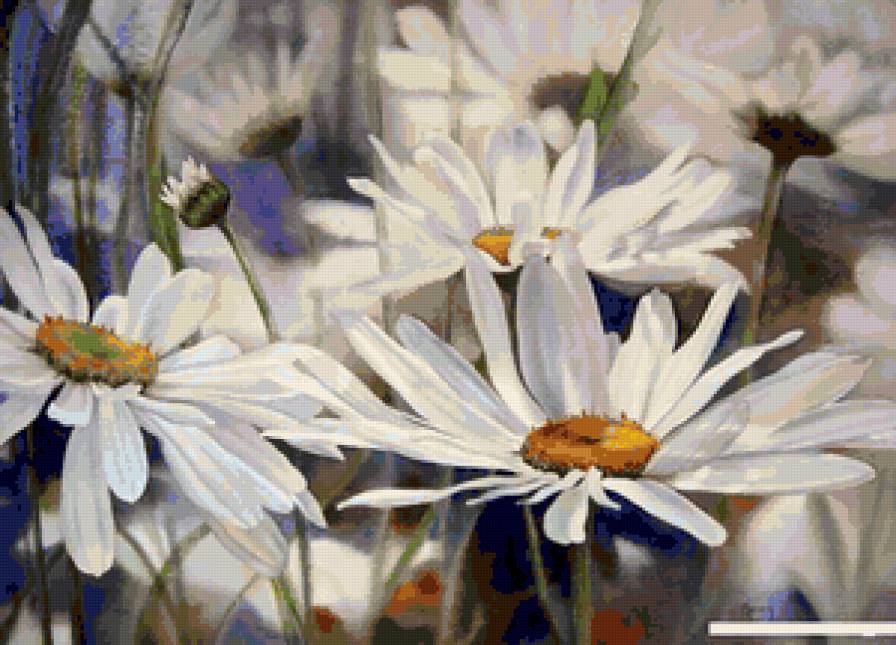 Серия "Букет" - цветы, букет, ромашки - предпросмотр