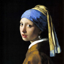 Схема вышивки «девушка с серёжкой»