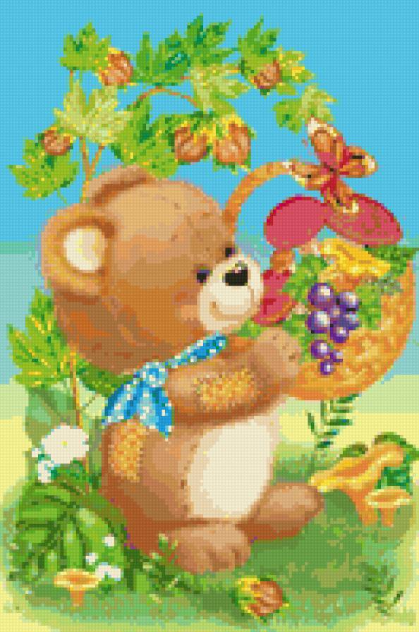 медвежонок - животные, мишка - предпросмотр