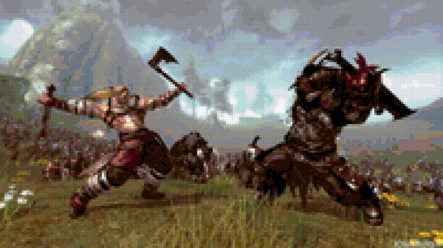 Битва - скандинавы. викинги. - предпросмотр