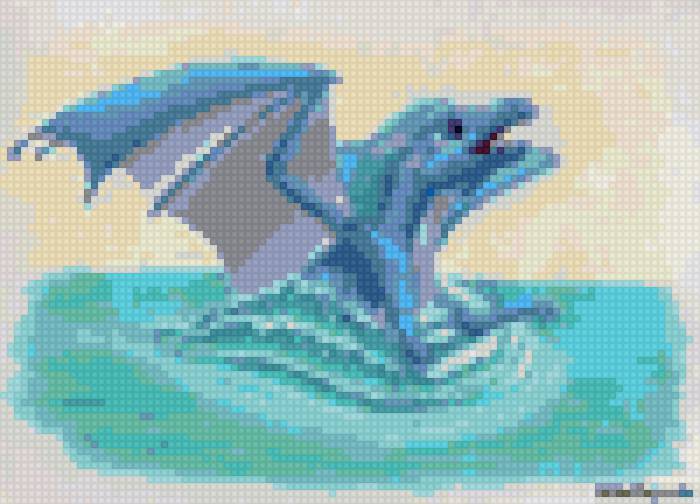 Водяной дракончик - энергия. стихии. - предпросмотр