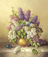 Схема вышивки «Сирень»