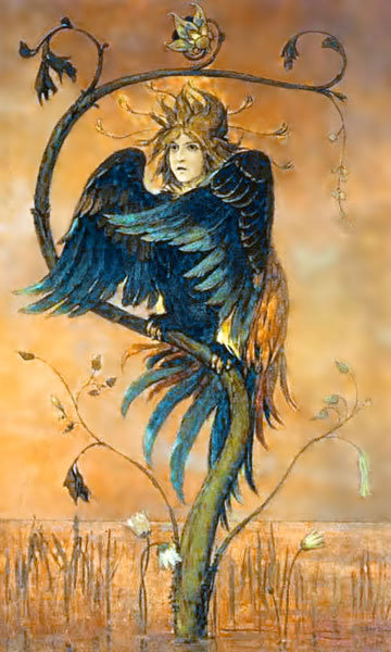 Васнецов Виктор.Гамаюн. - мифы, женщина., сказки, девушка - оригинал