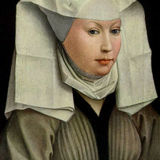 Схема вышивки «Вейден Рогир ван де.Портрет молодой женины.»