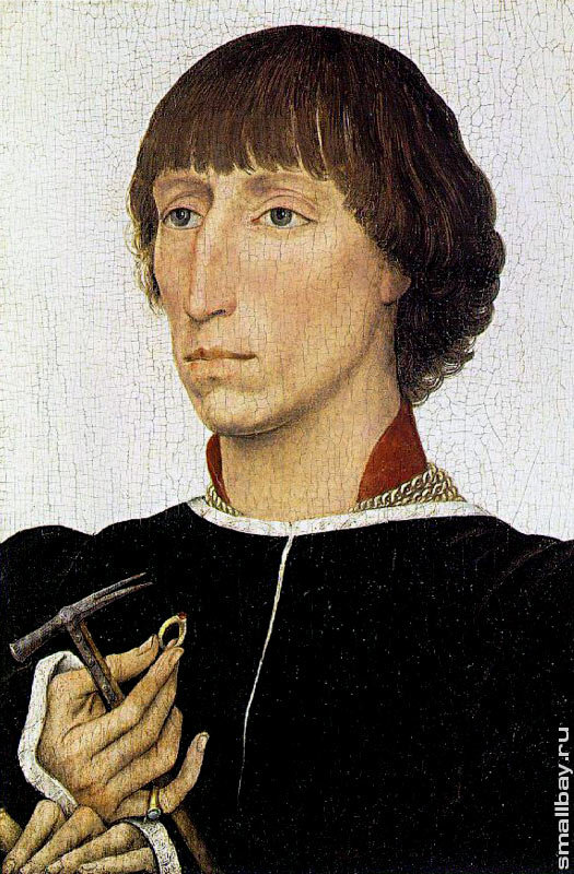 Вейден Рогир ван де.Франческо д Эсте. - мужчины., портрет, лицо, люди - оригинал