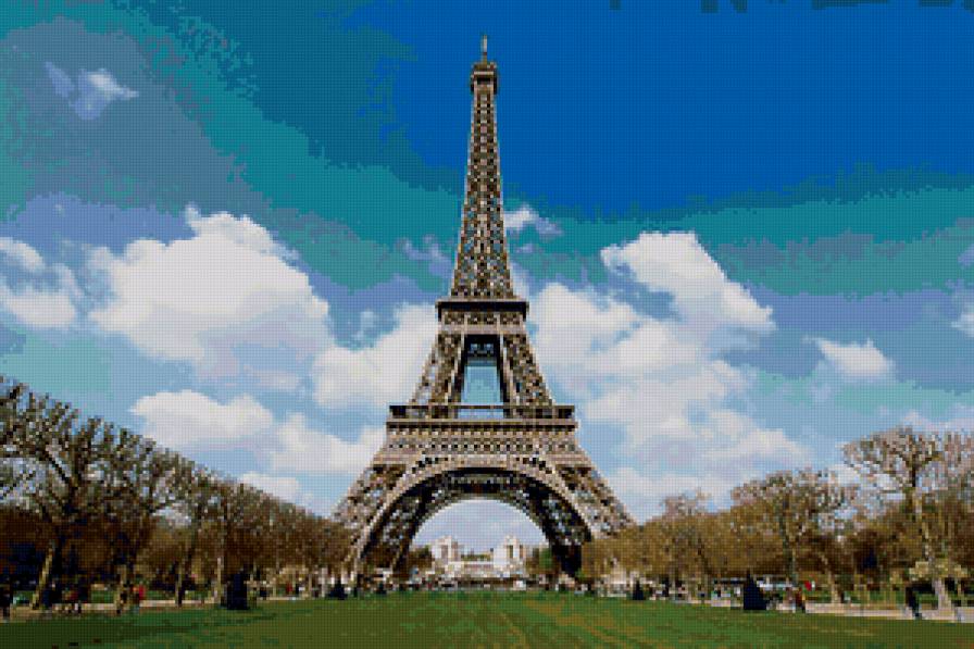 Эйфелева башня - париж, франция, эйфелева башня - предпросмотр