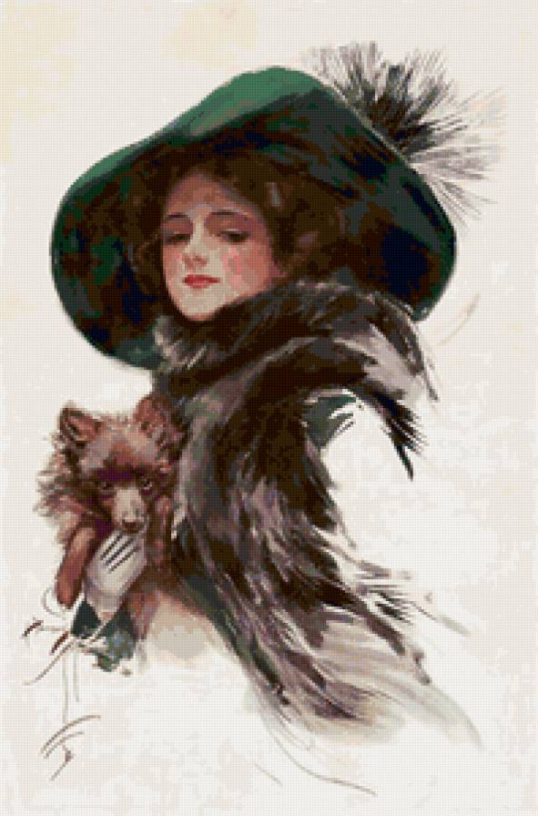 Дама с собачкой - дамы, собачка, дама - предпросмотр