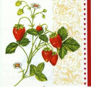 Земляничная подушка - узоры, ягоды, пдушка, подушки, ягодки, клубника, земляника - оригинал