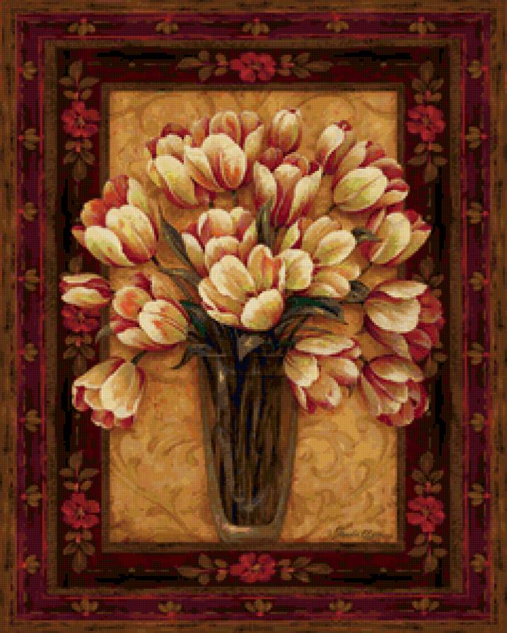 Тюльпаны - цветы, декор, живопись - предпросмотр