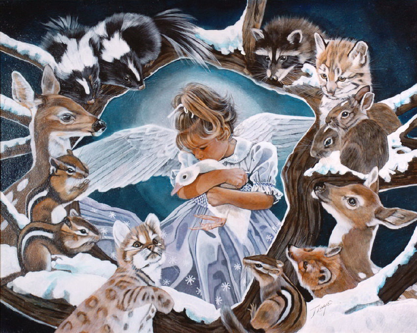 Дети и животные - дети - оригинал