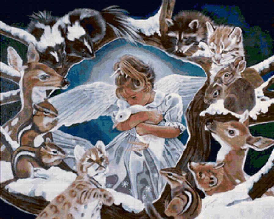 Дети и животные - дети - предпросмотр