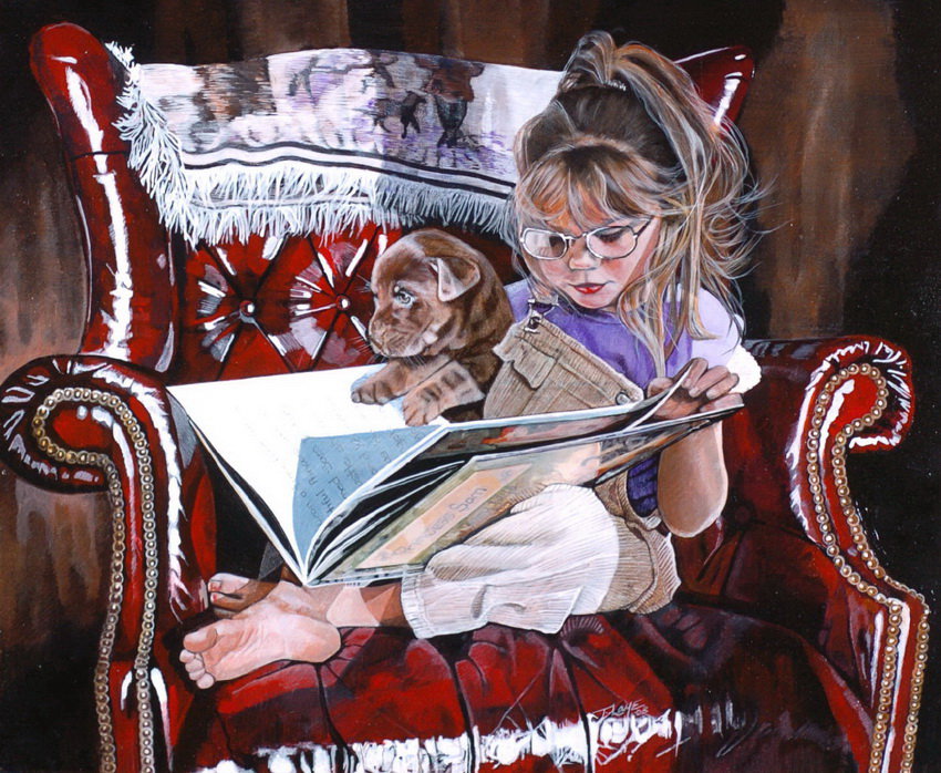 Дети и животные - дети - оригинал