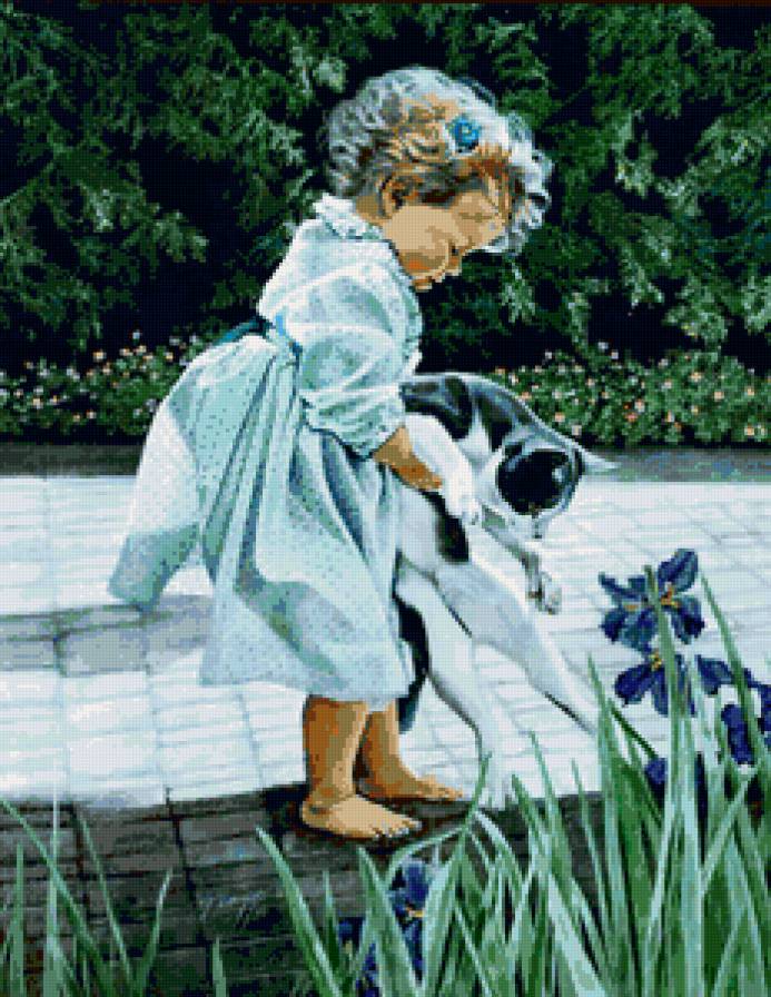 Дети и животные - дети - предпросмотр