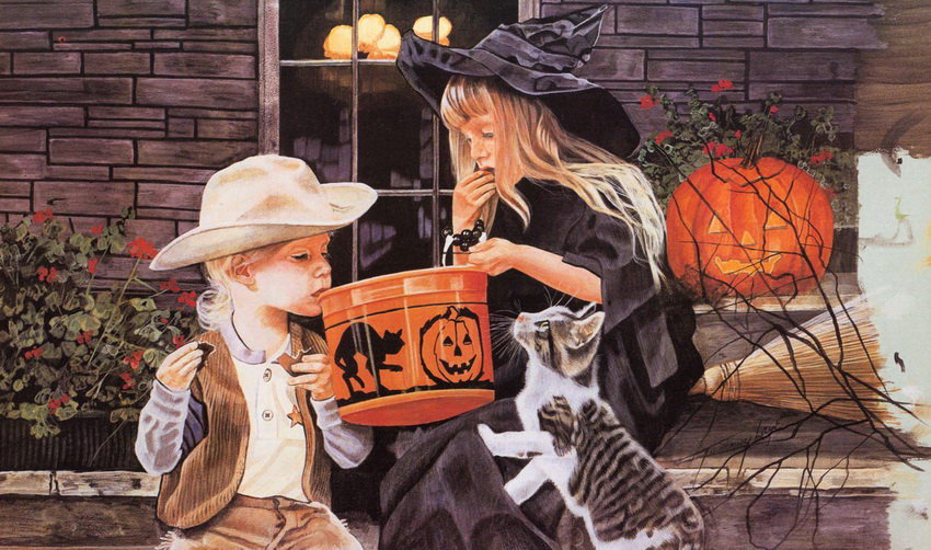 Дети и животные - дети - оригинал