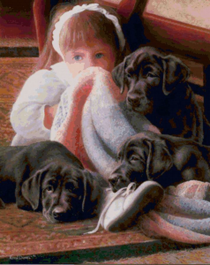 Дети и животные - дети - предпросмотр