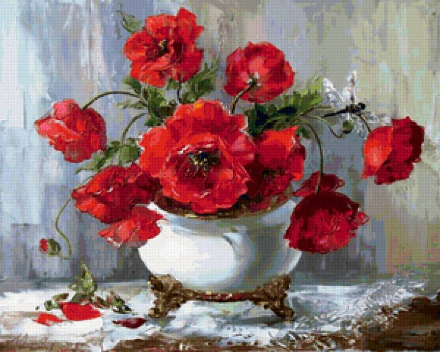 маки - маки, цветы.букет - предпросмотр