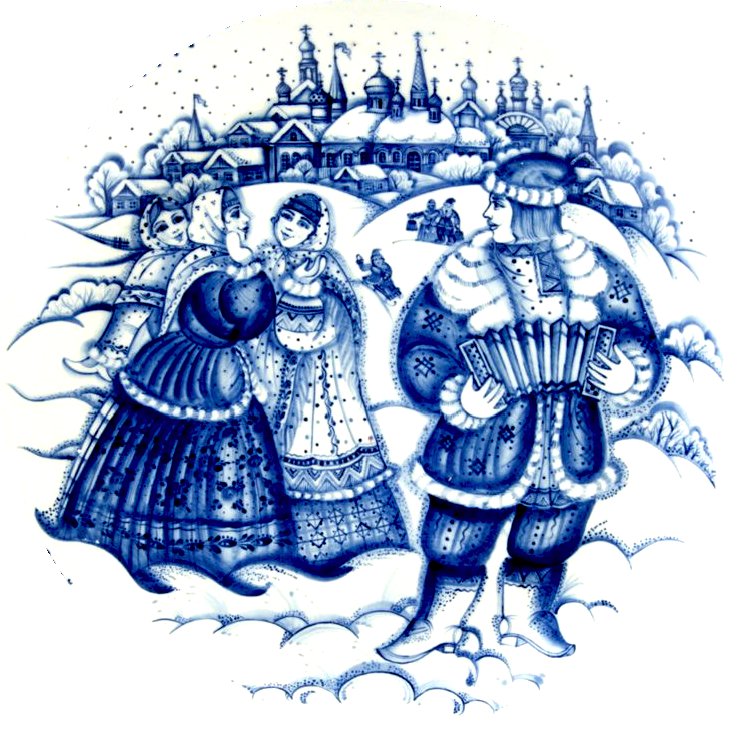 гжель - гжель - оригинал