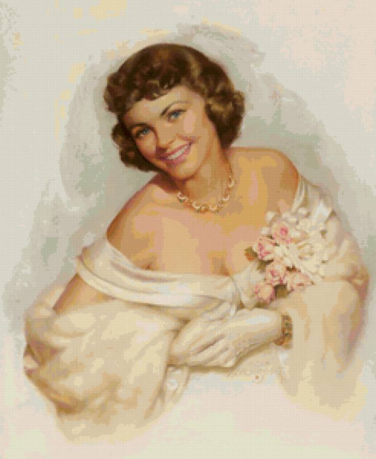 в стиле пин-ап - девушка - предпросмотр