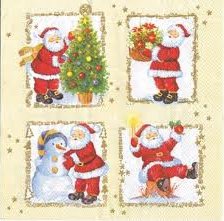 Схема вышивки «cvartet santa»