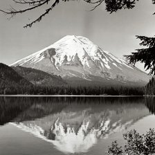 Оригинал схемы вышивки «mountains in....black&white» (№160294)