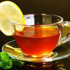 Оригинал схемы вышивки «чай с лимоном» (№160378)