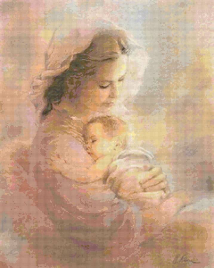 мать и дитя3 - мама, малыш - предпросмотр