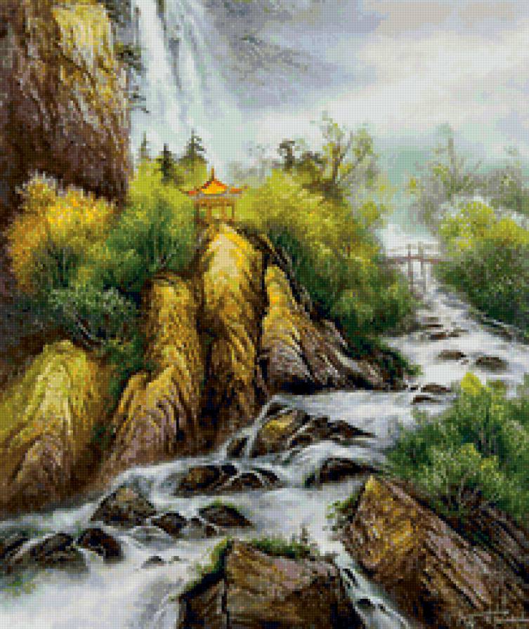 Горная река - природа - предпросмотр