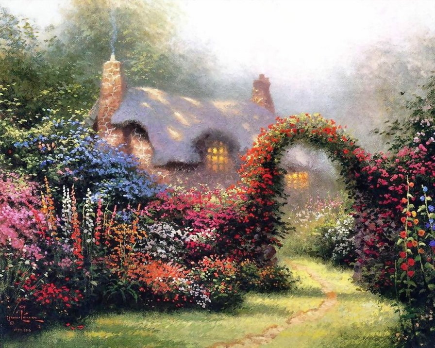 №161352 - дом, сад, цветы - оригинал