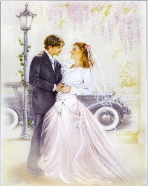 Свадьба - живопись, свадьба - оригинал