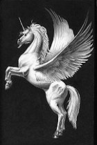 Схема вышивки «Пегас белый»