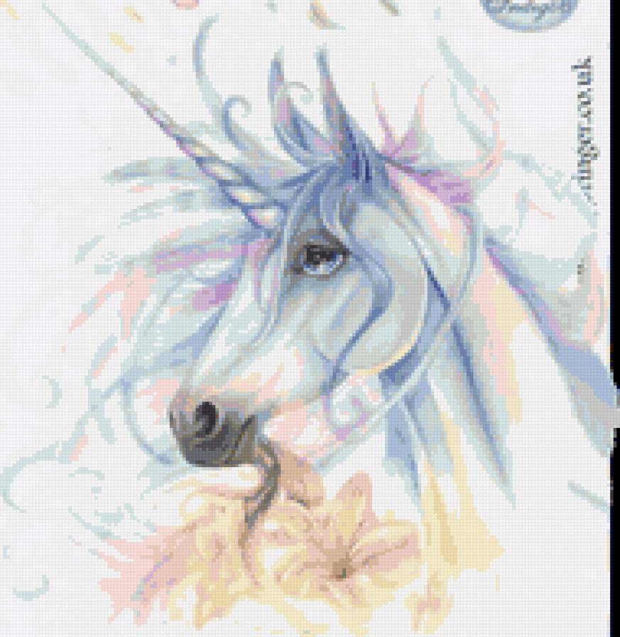 Единорог - фэнтази, единорог, пегас, конь - предпросмотр