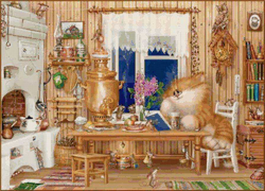 Кошкин дом.1.. - кошачья любовь, уют..., дом - предпросмотр