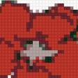 Предпросмотр схемы вышивки «Красные цветы» (№162013)