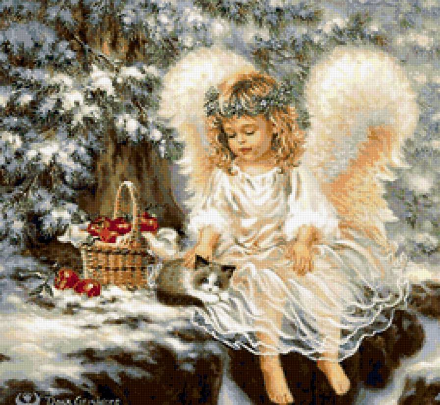 Рождественский ангел - рождество, ангел - предпросмотр