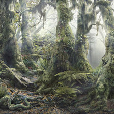 Схема вышивки «Найди всех животных в лесу»