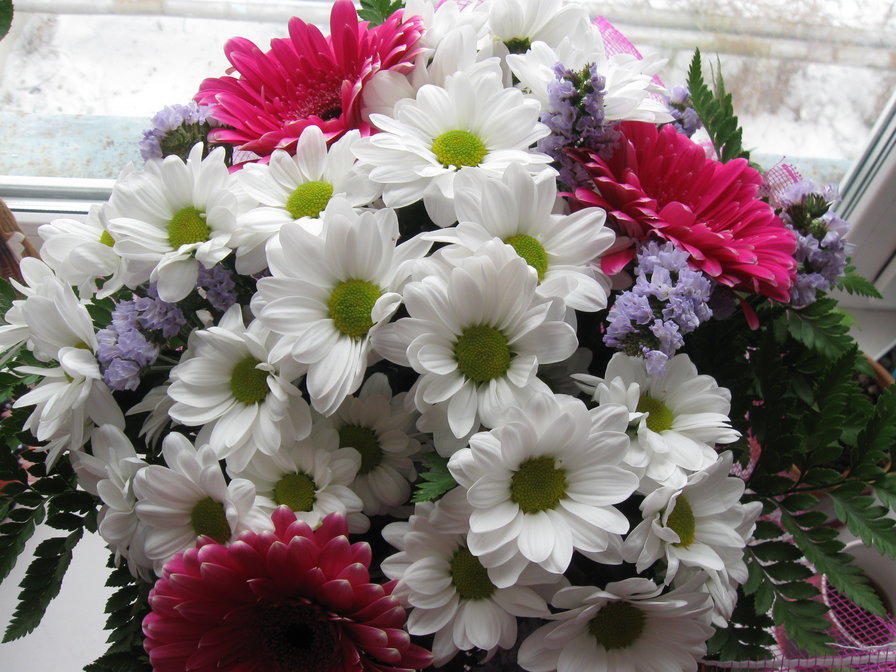 Букет - цветы - оригинал