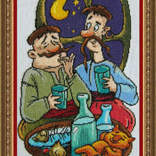 Схема вышивки «хохлы»