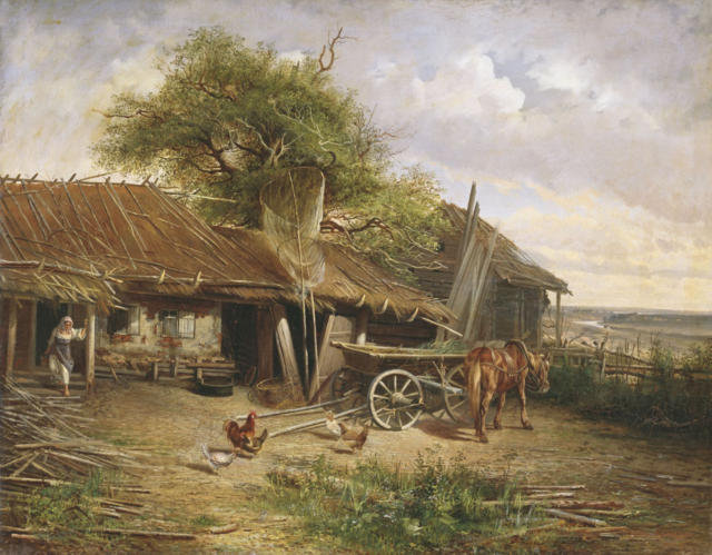 Деревенский двор 1861 - оригинал