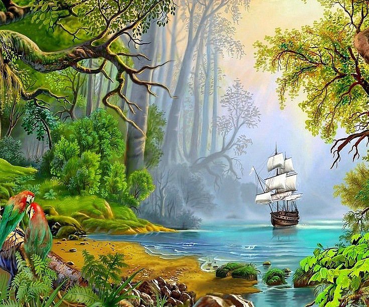 тропики - красота - оригинал