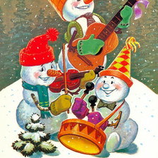 Схема вышивки «Открытка»