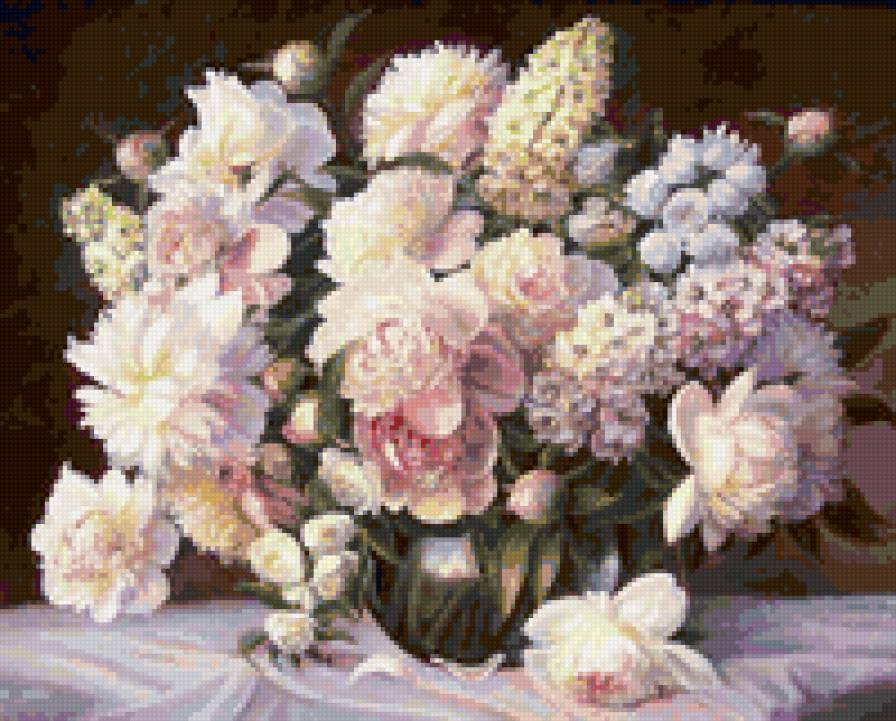 цветы - цветы, пионы - предпросмотр