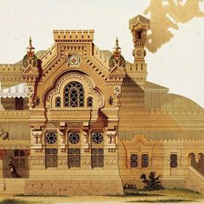 Схема вышивки «терем»