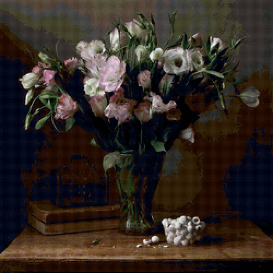 натюрморт - цветы, натюрморт - предпросмотр