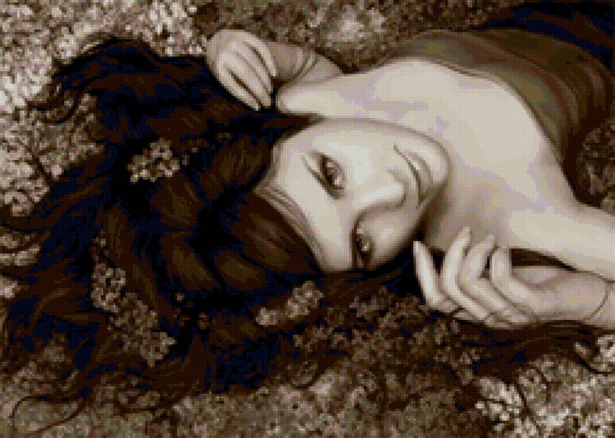 девушка - девушка, портрет - предпросмотр