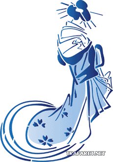 Гейша - девушка, япония, гейша - оригинал