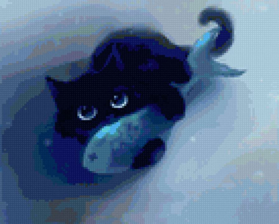 Картинка из сери "BLACK  KAT" - кошка, картинка, юмор, кот, черный, животные - предпросмотр