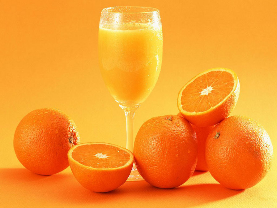 Апельсиновый коктейль - натюрморт - оригинал