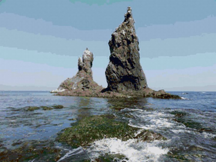 два брата - скалы, море - предпросмотр