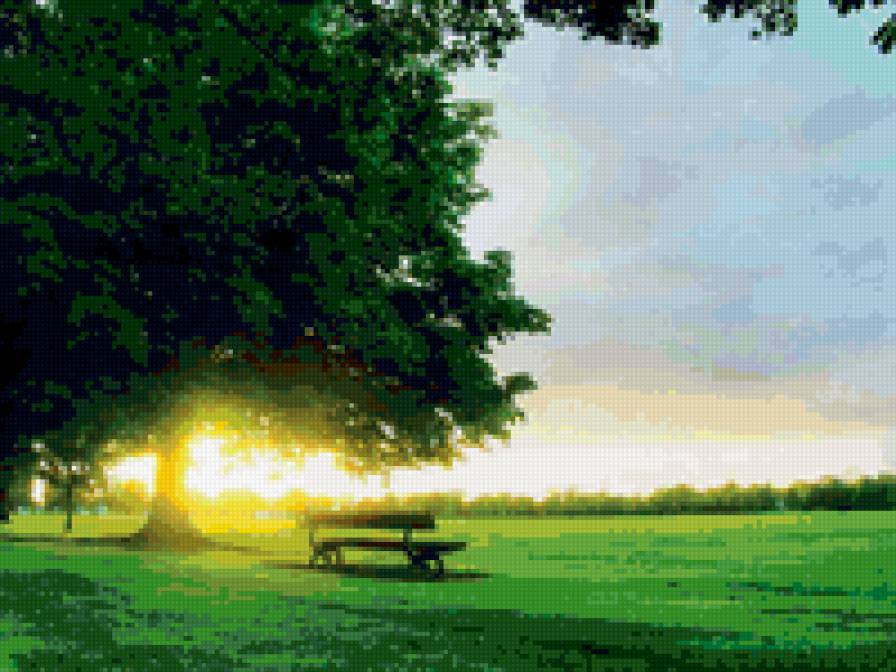 прекрасное время суток - пейзаж - предпросмотр