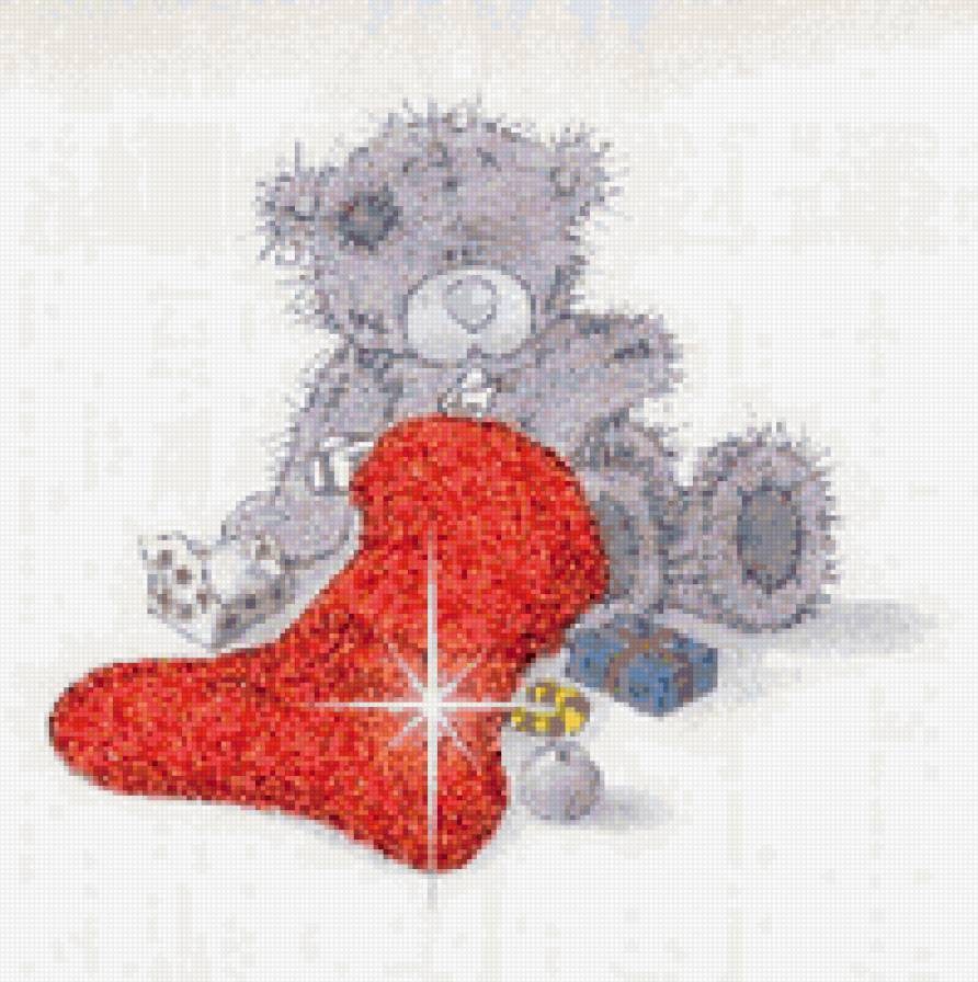 Мишка тедди новый год - мишка тедди, медведь, мишки - предпросмотр